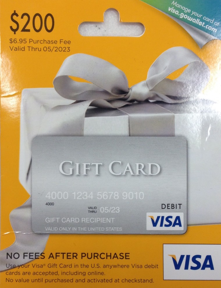 Visa Gift Card With Your Picture