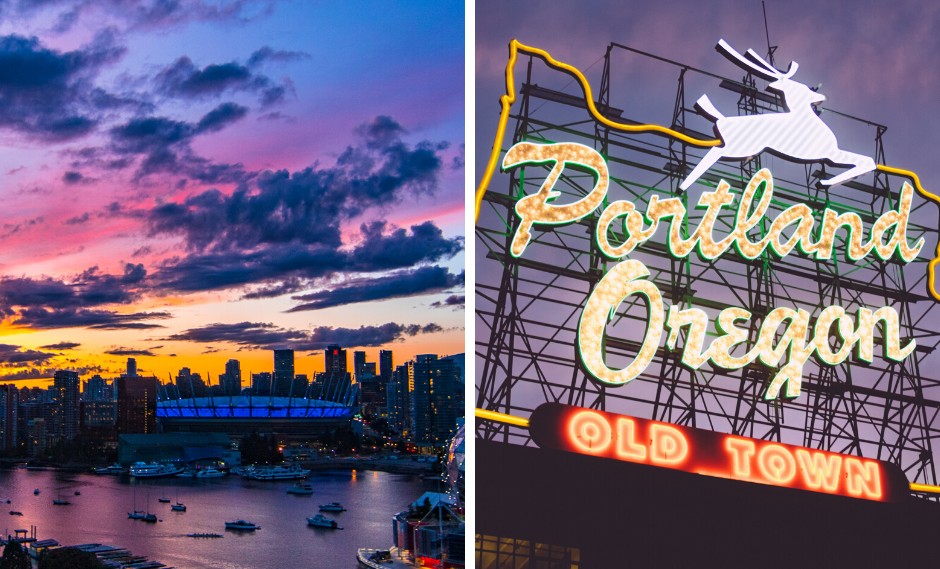 Portland, OR vs Vancouver, BC