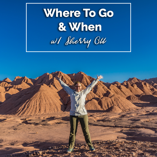 Extra Pack of Peanuts Podcast Where To Go & When w/ Sherry Ott